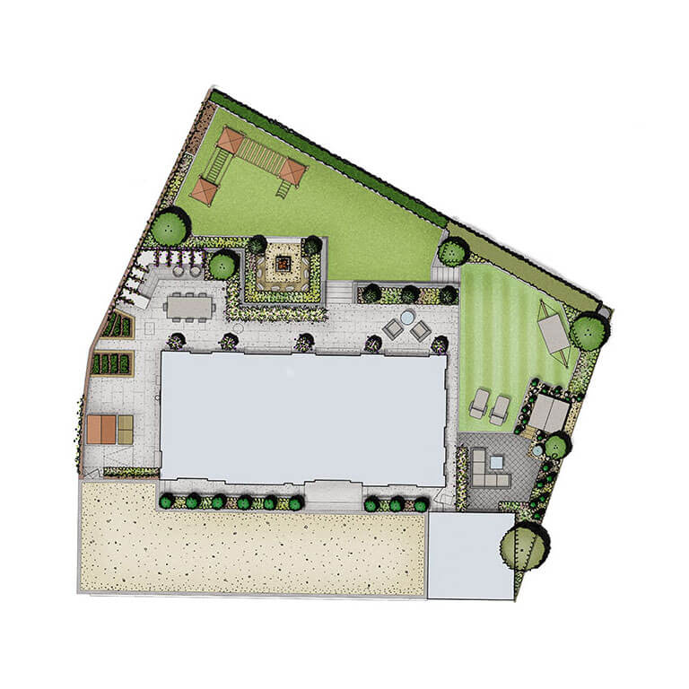 Family Retreat Garden in Chislehurst