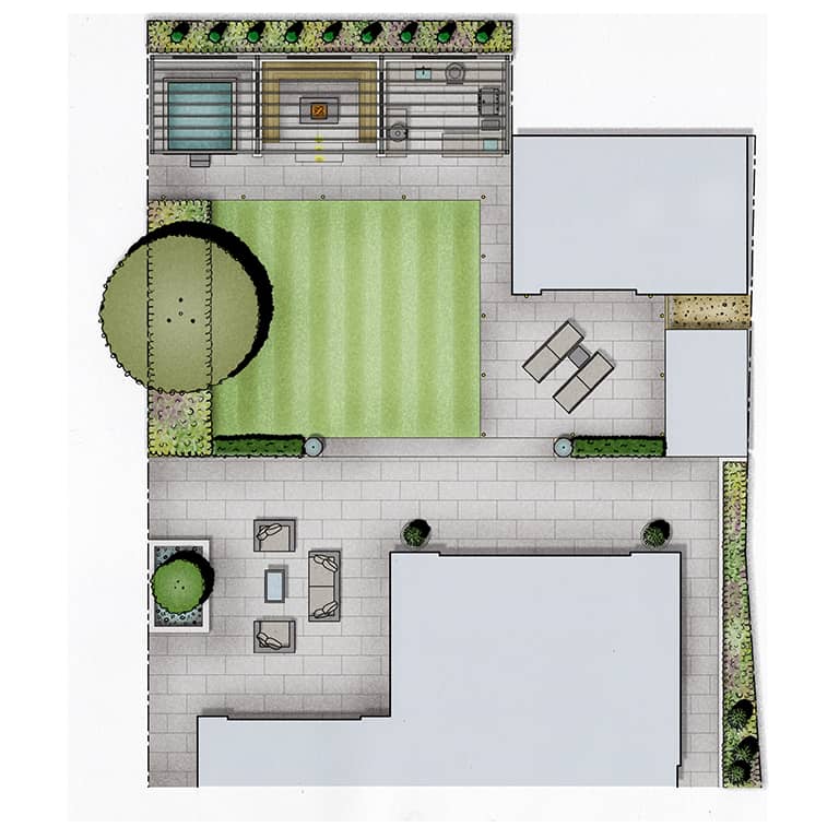 Stylish Entertaining Garden in Bromley
