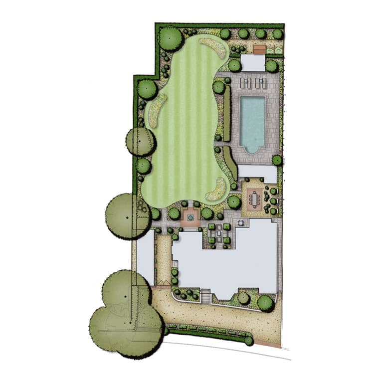 Traditional Family Garden in Chislehurst