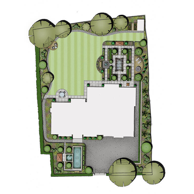 Entertaining Garden in Surrey