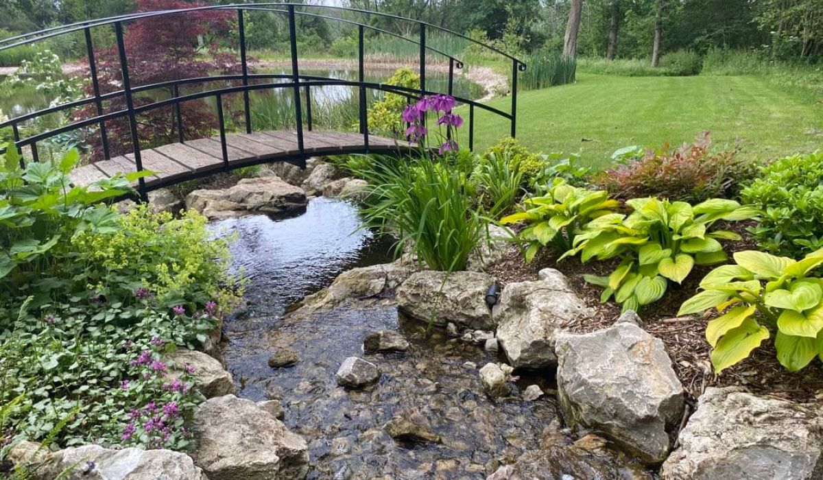 Woodland Lake & Water Cascade Garden - Sevenoaks